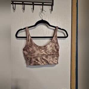 Lululemon Align Bra Shine *Light Support Diamond Dye Misty Shell Cacao